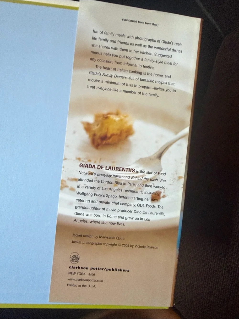 Giada's Family Dinners Cookbook - - Picture 4 of 6
